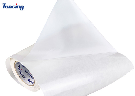 0.1mm Milch-weißer lichtdurchlässiger heißer Schmelzkleber-Film-Polyester PES für Gewebe